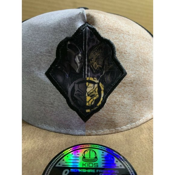 Black Panther Kids Snapback 6-panel Baseball Hat T'Challa N'Jadaka- Marvel -NEW - Picture 2 of 6